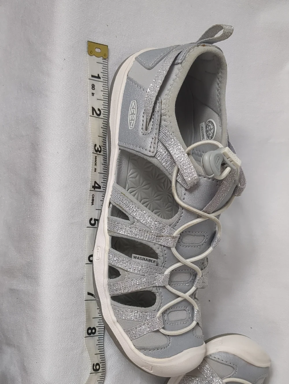 KEEN SILVER MOXIE SANDALS